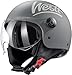 Produktbild Westt Jethelm Motorradhelm mit Visier ECE 22.06 Zertifiziert Roller Helm für Damen und Herren Mopedhelm Ideal für Motoroller, Moped, Scooter, Mofa usw