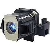 GZWOG OEM Hight Quality for Epson ELPLP35 V13H010L35 PowerLite PC 800 PowerLite HC 550 PowerLite HC 400 EMP-TW520 EMP-TW600 EMP-TW620 EMP-TW680 Replacement Projector Lamp Bulb with Housing