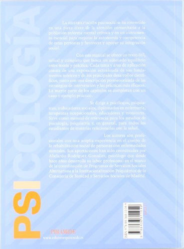 Rehabilitacion psicosocial de personas con trastornos mentales cronicos / Psychosocial rehabilitation of people with chronic mental disorders – vue 2