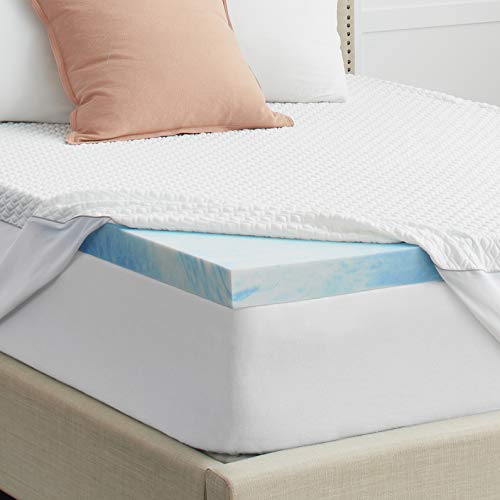 Sealy Cobertura de colchão de espuma viscoelástica SealyChill de 7,6 cm, Queen, branco