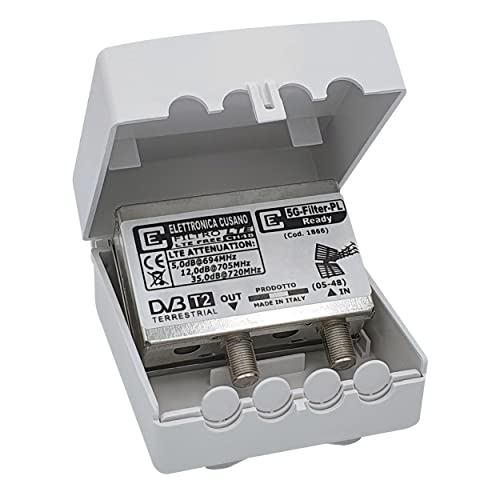 Filtro LTE 5G Esterno Tecatel 50dB - Per Segnale TV, 690-790MHz - Foto 7