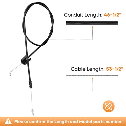 Aeagle 532183281 532198463 Engine Zone Control Cable For Husqvarna Poulan Roper Sears Craftsman Weed Eater Walk Behind Mower Lawn Mower Parts Model 917 #TOP4