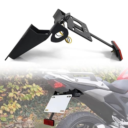 Kit support plaque d'immatriculation moto arrière NC750X suppression garde-boue - 2