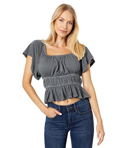 Haut à lacets dans le dos Lucky Brand avec finitions croisées et coupe fluide