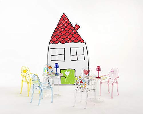 Kartell Lou Ghost chaise design en plastique transparent chic pour salon moderne - 3