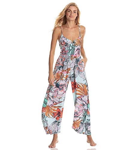 Maaji Women's Beachwear Jumpsuit, Blue, Extra Small