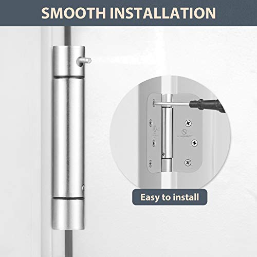 Self Closing Hinge Oil Rubbed Bronze Auto Close Hardware Hinge Outlet Adjustable Spring Hinges Door Closer Hinge 5/8" Radius Corner For Commercial Grade Self-Closing, Ul Listed 3 Pack #TOP5