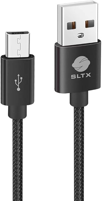 micro usb data charger cable Nylon 1m Braided Tangle-Free Android Charger Cable compatible for Samsung, HTC, Nokia, Sony, Kindle, PS4, Speaker, Power bank