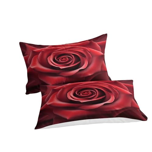 Housse de couette rose 3D pour lit simple chambre d'adolescent - 3