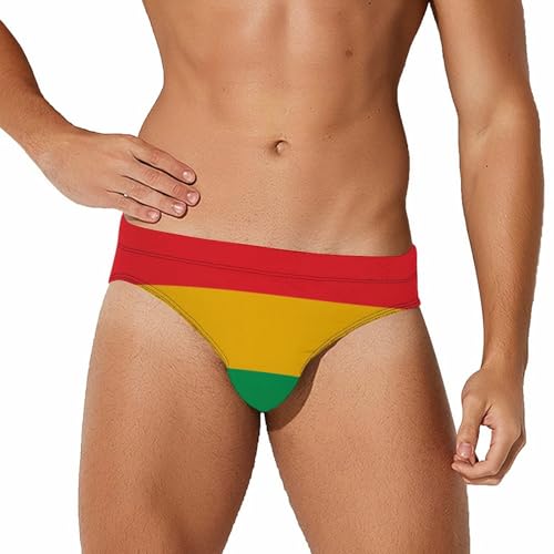 Happy Juneteenth Day Freedom 1865 Men's Swimwear Bikini Swim Briefs Swimsuits Trunks Beach Shorts