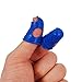 CLAIRLA - Rubber Fingers Tips Guard, Small Anti Slip Rubbers pad Gel, Thumb Paper Gripper for Your Paperwork, Cutting and Office Supplies tasks, Silicone Timble (S-Size)