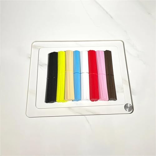 Varillas de fibra triangulares XUCZHAI de 22 cm para difusor de aroma hogareño marrón 8