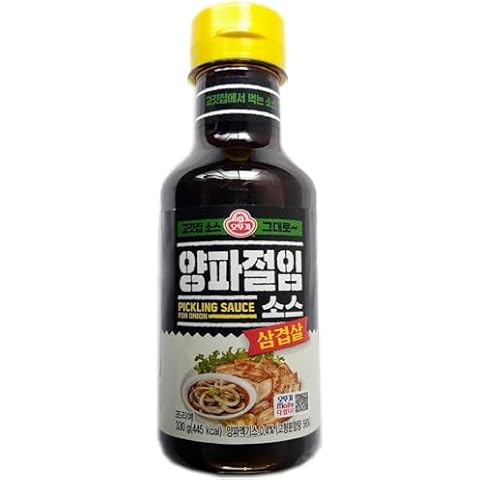 OTTOGI PICKLING SAUCE FOR ONION, great dipping sauce for Korean BBQ (330g) - 1 Pack Cover