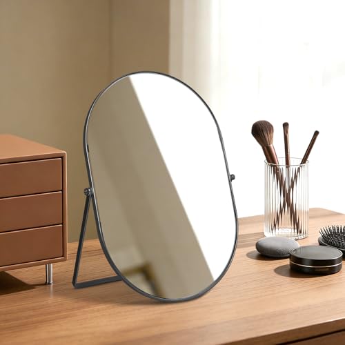 Espejo Ovalado de Mesa Ajustable para Maquillaje miniatura 6