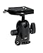 Manfrotto 498RC4 Ball Head with Quick Release Replaces Manfrotto 488RC4,Black