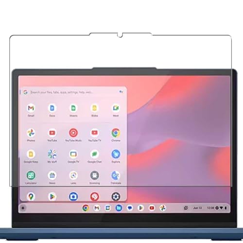 [3 Pack] Synvy Screen Protector Film, compatible with Lenovo IdeaPad Flex 3i Chromebook Gen 8 12.2"" Guard Sticker [ Not Tempered Glass Protectors ], Transparent