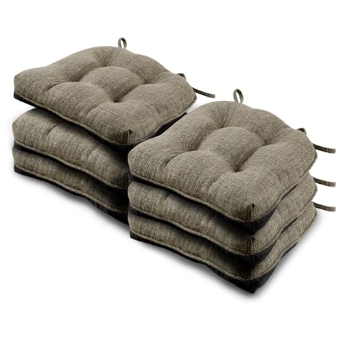 Basic Beyond Chair Cushions for Dining Chairs 6 Pack, Chair