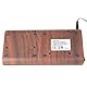 FISHTEC Elektrischer Küchenmesserschärfer - Schärfen + Polieren auf 2 Ebenen - Metall- oder Keramikmesser - Diamantschleifscheiben - Hocheffizienter Messerschärfer - 21CM (Holz)