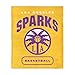 Northwest Los Angeles Sparks WNBA High Block Silk Touch Throw Blanket 50 x 60 inches