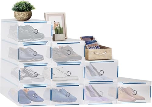 Boîtes de rangement chaussures empilables pour un gain de place - 2