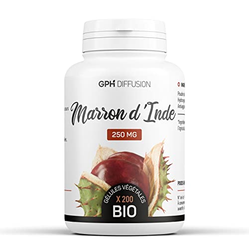 Marron d'Inde Bio 250mg - 200 gélules végétales 250 mg