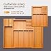 Bambüsi Drawer Organizer - Expandable Kitchen for Utensils, Cutlery, and Silverware (Utensils Utensil)