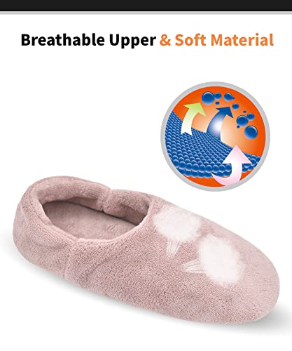 Image of Keyela Unisex Gripper Slipper Socks, Fleece Lined Winter House Slippers | Plush fuzzy warm indoor winter footwear Universal winter sock slippers fit men and women