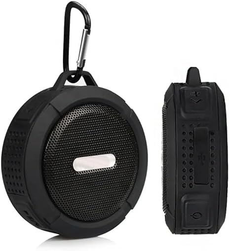 YY KATTYMini Wireless Bluetooth Speaker Outdoor Waterproof Car Wireless Portable Shower Travel with Subwoofer Enhanced Bass for Sports Pool Beach HikinBuilt in Mic Camping Black