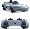 Control inalámbrico PremGear DualSense (Sterling Silver) compatible con PlayStation 5 (PS5) con palancas adicionales (2 unidades: 1 alta, 1 media), cable de carga USB de 1.8 m, adaptador de pared y paño 6