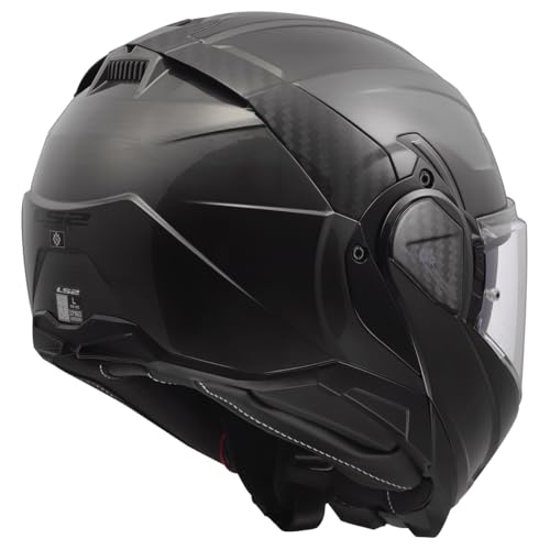 Image of LS2 Helmets Advant II Modular Motorcycle Helmet W /SunShield (Gloss Jeans Gray - X-Small)