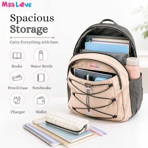 Image of Cute Kawaii Plush Display Backpack for Girls - Multi-Pocket School Bag with Transparent Window, Adjustable Straps, Aesthetic Bookbag for Teens & Students