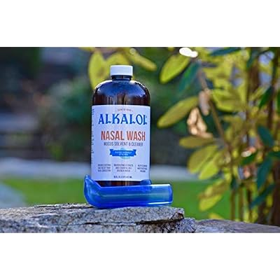 Alkalol - A Natural Soothing Nasal Wash, menthol, 2 Piece Set 1 Count