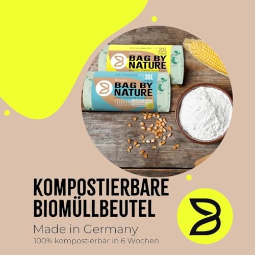 Kompostierbare Müllbeutel 6L von BIOvative Products