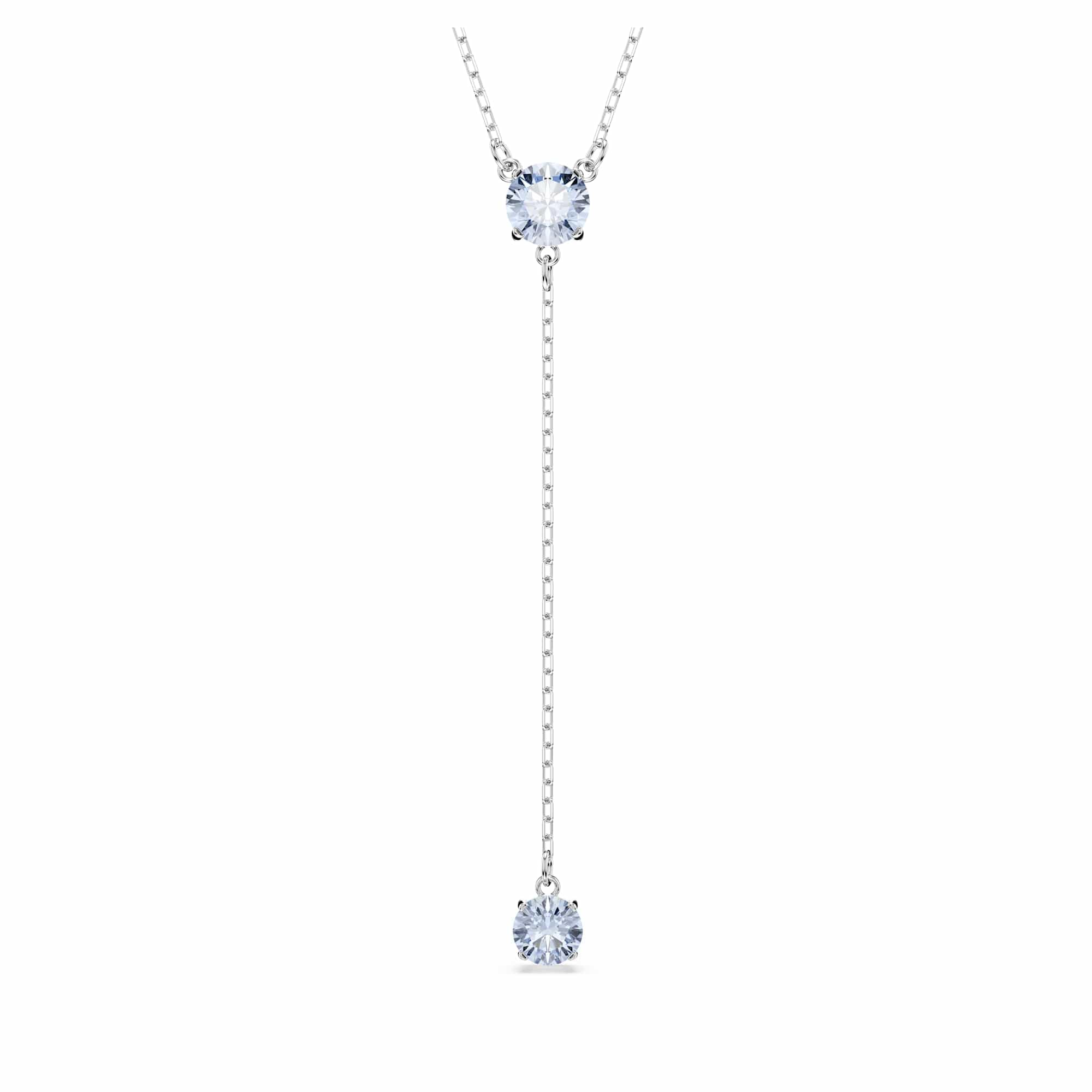 Swarovski Attract Collezione collier, taille ronde, plaqué rhodium