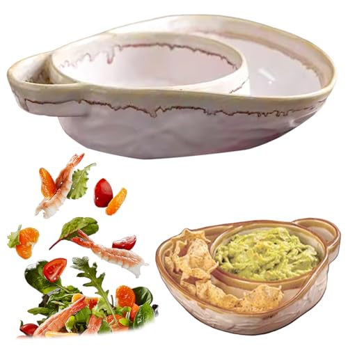 Hbbgdiy Soup and Sandwich Plate Combo Ceramic Soup and Sandwich