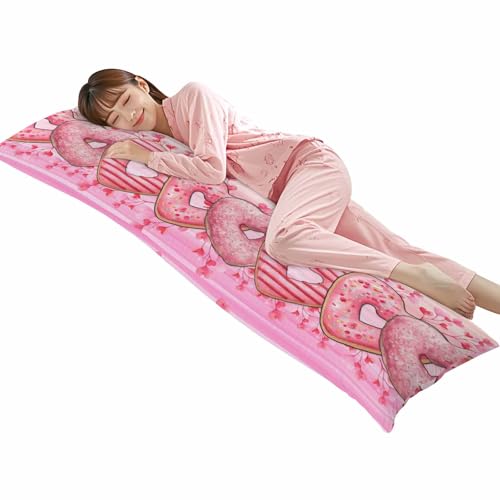 Tamkkuraux �������J�o�[ �n�[�g�`�̃h�[�i�c ���u �s���N ���g�� �J�o�[ ���� �_�炩�� �����O �̂т̂� ������� �����x ���E�ȒP �R�� �h�L �ό`���ɂ��� ����\ �܂��炪����₷�� ������ ��150cm×��50cm