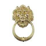 1 pezzo di battiporta in bronzo vintage, ferramenta antica for porte in legno, finitura rossa, accento decorativo for mobili for la casa