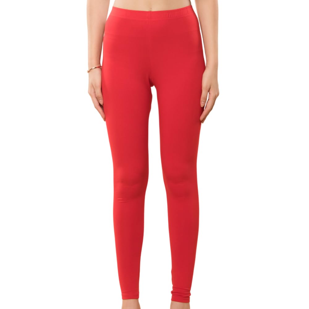 aphro Soft Cotton Stretch Ankle Length Leggings for Women|Mid-Rise|Slim Fit 𝟐𝐗𝐋 (𝐅𝐫𝐞𝐞 𝐒𝐢𝐳𝐞): 𝐅𝐢𝐭𝐬 𝐒 𝐭𝐨 𝐗𝐗𝐋|𝟓𝐗𝐋 (𝐏𝐥𝐮𝐬 𝐒𝐢𝐳𝐞): 𝐅𝐢𝐭𝐬 𝟑𝐗𝐋 𝐭𝐨 𝟔𝐗𝐋-picture-5