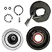 Saihisday A/C Compressor Clutch Kit for 15-4709 Replacement for GM LQ4 Parts Air Conditioning Compressor Clutch Kit with Clutch, Coil, and Pulley