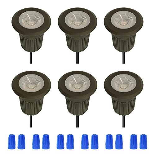 Best Seller 6W LED Landscape Lighting, In-Ground, Well Light, Low-Voltage IP67 Waterproof, Underground Pavers Driveway Patio Deck Lights, 420 Lumens, Warm White 2700K, Brown Finish (6-Pack, by LUMENGY) One-Day Sale: Up to 40% Off 6W LED Landscape Lighting, In-Ground, Well Light, Low-Voltage IP67 Waterproof, Underground Pavers Driveway Patio Deck Lights, 420 Lumens, Warm White 2700K, Brown Finish (6-Pack, by LUMENGY)