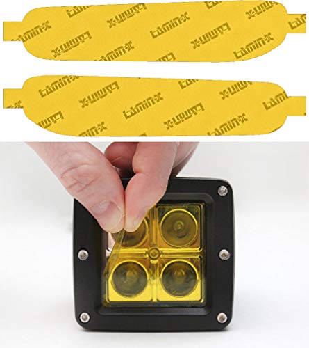 Lamin-x Custom Fit Yellow Fog Light Covers for Dodge RAM 1500 Rebel (19-)
