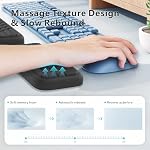 MEKASS Keyboard Wrist Rest, Ergonomic Wrist Pad, Soft Memory Foam Keyboard Hand Rest with Non-Slip Base, Easy Typing, Pain Relief, Comfort Support for Office Work Gaming Computer Accessories (Black) - Image 4
