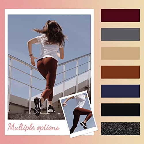 Icerose 7 Pack High Waisted Leggings For Women, Buttery Soft Black Running Yoga Leggings #TOP2