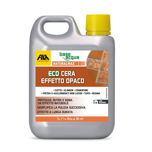 NATURALWAX è una cera Liquida che crea un effetto opaco sui pavimenti in pietra naturale, cotto, marmo e klinker. Questa cera protettiva permette di mantenere la protezione del pavimento evitando che si usuri o che si rovini. 