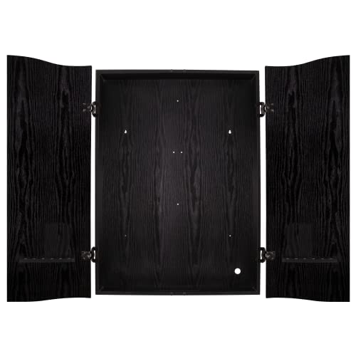 DMI Sports Black Dartboard Cabinet for Arachnid Electronic Dartboards (15.5) | Dartboard Not Included