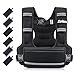 ZELUS Weighted Vest for Women Men, 4-10lb/11-20lb/20-32lb Curve-Fit Ergonomic Design Adjustable Workout Vest with 6 Iron Sand Bags, SGS-Certified Rucking Vest for Strength Training & Cardio Workouts