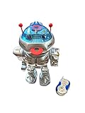 Adams Toy Heaven RC Dancing Robot W/R/C Missle Disc Launcher with top Loading Champer