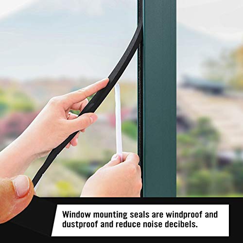 Cchuixi Door Weather Stripping, Weatherstrip Adhesive, (1/8" Thick-1/2-66Ft) Soundproofing Waterproofing Insulation Foam Gasket Tape Weather Strip. #TOP4