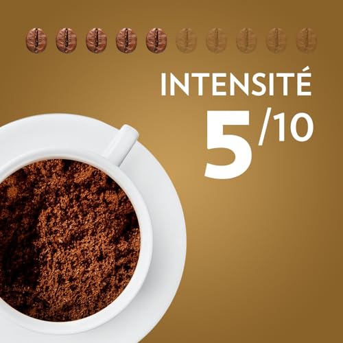 Café Lavazza Qualità Oro, Grains Entiers, Grains de Café, Pack de 6, 6 x 1 kg