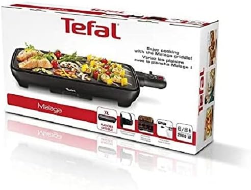 Tefal CB501812, Countertop Griddle Appliance - 1800W Grill, Aluminium, Black, Enamel, Rectangular, Non Stick Coating, for 8 people - 9